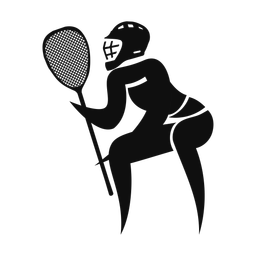 Lacrosse Goalie - Male | Motion | Silhouette | v2