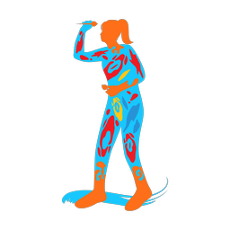 Darts - Female | Splash | Colorful | v1