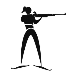 Biathlon - Female | Motion | Silhouette | v1