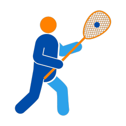 Lacrosse Goalie - Male | Round | 3 Colored | v1