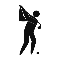 Golf - Male | Strike | Silhouette | v6
