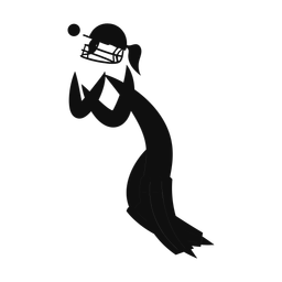 Cricket Wicket Keeper - Female | Motion | Silhouette | v1