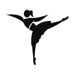 Ballet Dancing - Female | Motion | Silhouette | v2