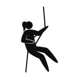 Mountain Climbing - Female | Strike | Silhouette | v1