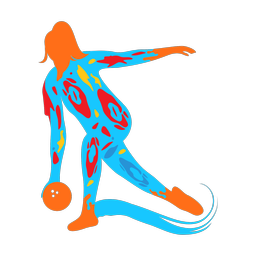 Bowling - Female | Splash | Colorful | v1