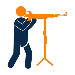 Air Rifle - Male | Round | 2 Colored | v1