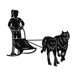 Sled Dog Racing - Female | Promax | Silhouette | v2