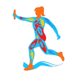 Relay Racing - Female | Splash | Colorful | v1