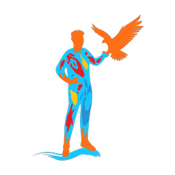 Falconry - Male | Splash | Colorful | v1