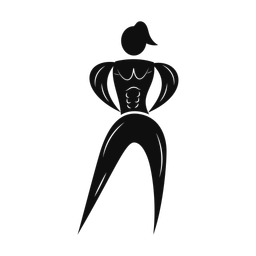 Body Building - Female | Motion | Silhouette | v3