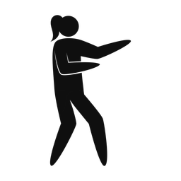 Karate - Female | Strike | Silhouette | v1