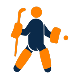 Field Hockey Goalie - Male | Round | 2 Colored | v1
