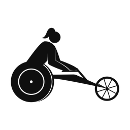 Wheelchair Racing - Female | Strike | Silhouette | v1