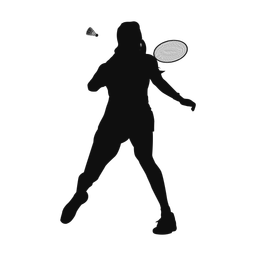 Badminton - Female | Classic | Silhouette | v1