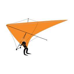 Hang Gliding - Female | Motion | 2 Colored | v2