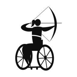 Para Archery - Female | Motion | Silhouette | v1