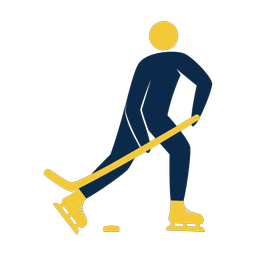 Ice Hockey Player - Male | Strike | 2 Colored | v2