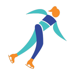 Speed Skating - Female | Motion | 3 Colored | v1