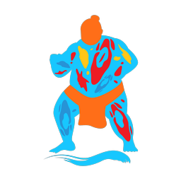 Sumo Wrestling - Male | Splash | Colorful | v1