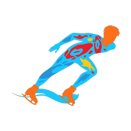 Speed Skating - Male | Splash | Colorful | v1