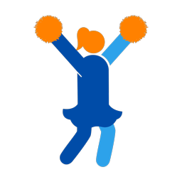 Cheerleader - Female | Round | 3 Colored | v6