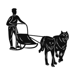 Sled Dog Racing - Male | Promax | Silhouette | v1