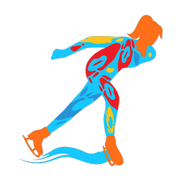 Speed Skating - Female | Splash | Colorful | v1