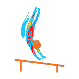 Uneven Bars - Female | Splash | Colorful | v3