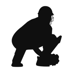 Cricket Wicket Keeper - Male | Classic | Silhouette | v1