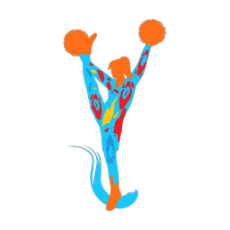 Cheerleader - Female | Splash | Colorful | v2