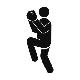 Baseball Pitcher - Male | Round | Silhouette | v1