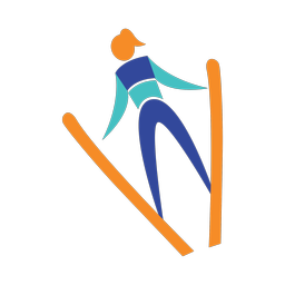 Ski Jumping - Female | Motion | 3 Colored | v1