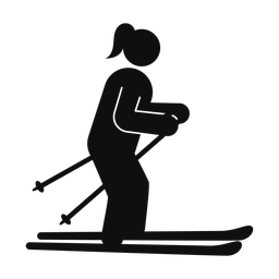 Cross Country Skiing - Female | Round | Silhouette | v1