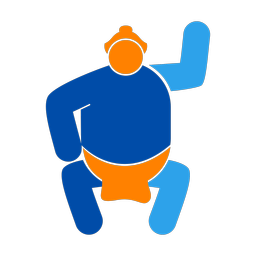 Sumo Wrestling - Male | Round | 3 Colored | v7