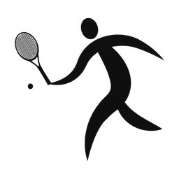 Tennis - Male | Motion | Silhouette | v5
