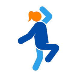 Break Dancing - Female | Round | 3 Colored | v1