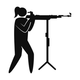 Air Rifle - Female | Strike | Silhouette | v1