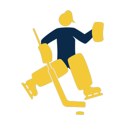 Ice Hockey Goalie - Female | Strike | 2 Colored | v1