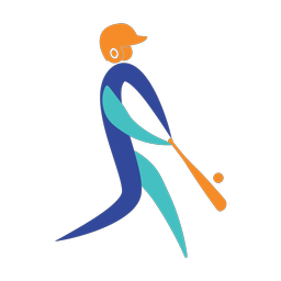 Baseball Batter - Male | Motion | 3 Colored | v3