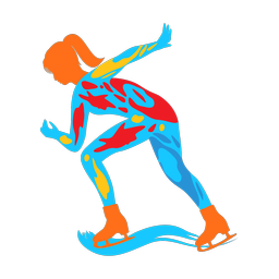 Speed Skating - Female | Splash | Colorful | v4