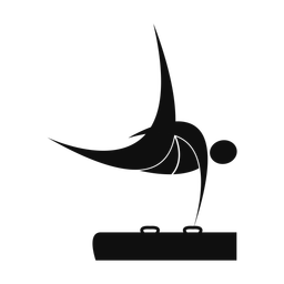 Pommel Horse - Male | Motion | Silhouette | v7