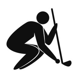 Golf - Male | Strike | Silhouette | v5