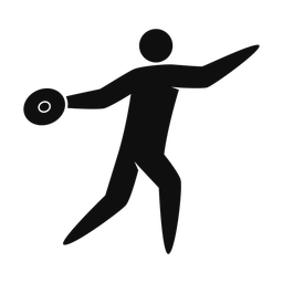 Discus Throw - Male | Strike | Silhouette | v1