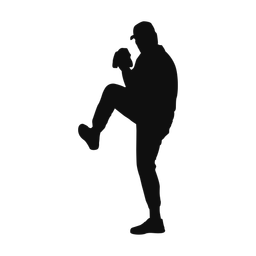 Baseball Pitcher - Male | Classic | Silhouette | v1