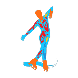 Figure Skating - Male | Splash | Colorful | v2