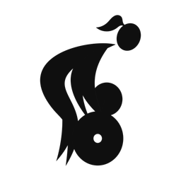 Power Lifter - Female | Motion | Silhouette | v2