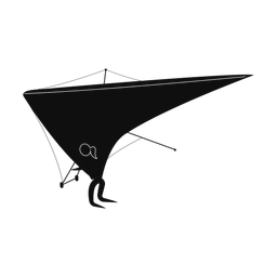 Hang Gliding - Female | Motion | Silhouette | v2