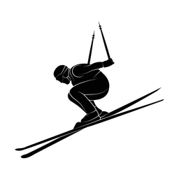 Downhill Skiing - Male | Promax | Silhouette | v1