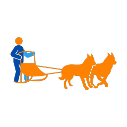 Sled Dog Racing - Male | Round | 3 Colored | v3