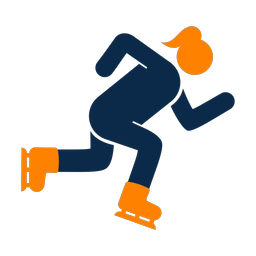 Speed Skating - Female | Round | 2 Colored | v4